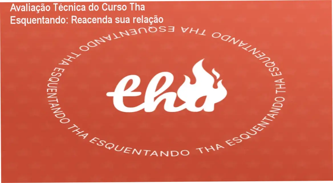 Capa do curso Tha Esquentando mostrando casal feliz reacendendo a chama do casamento