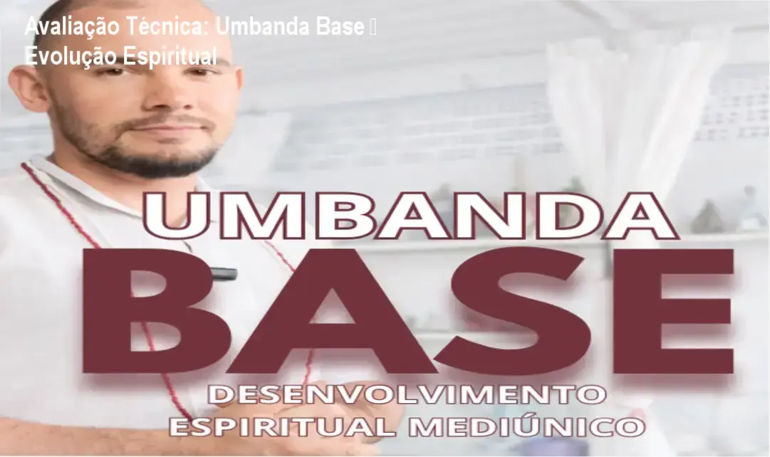 Capa do curso online Umbanda Base mostrando fundamentos da Umbanda e desenvolvimento mediúnico