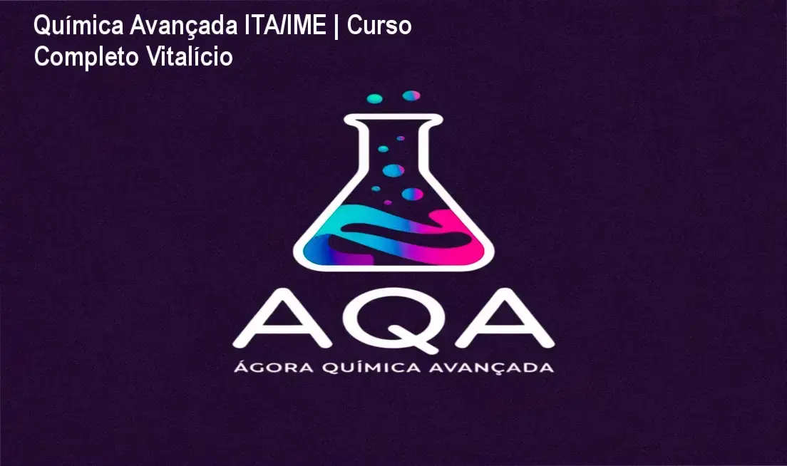 Descrição destacando o conteúdo avançado do curso Ágora Química Avançada para ITA/IME