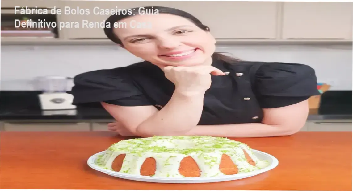 Curso de confeitaria caseira com foco em estratégia de negócios e lucro através da venda de bolos