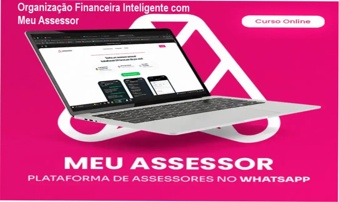 Imagem mostrando a interface do Meu Assessor de finanças e agenda no WhatsApp