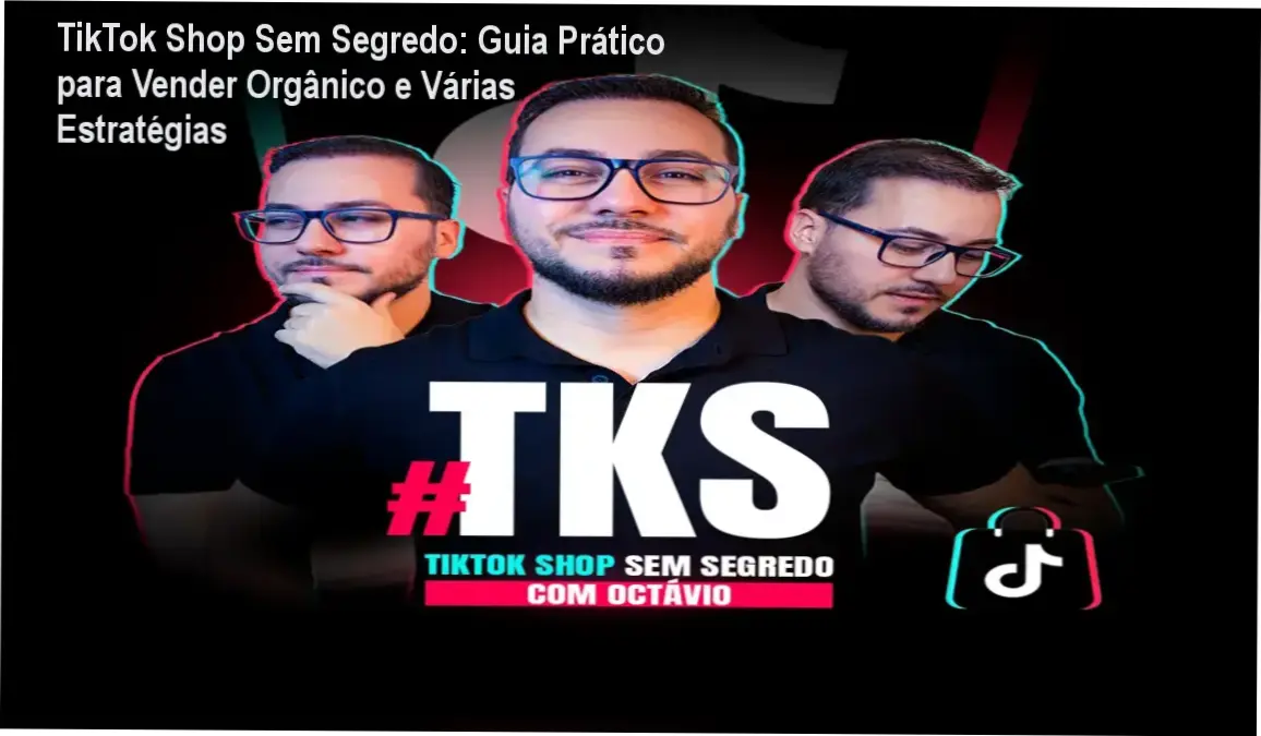 Imagem ilustrativa com elementos de celular, TikTok Shop app e dinheiro em expansão, representando vendas orgânicas.